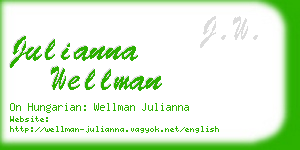 julianna wellman business card